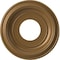 Ekena Millwork Traditional PVC Medallion (Canopies up to 5 1/2"), 10"OD x 3 1/2"ID x 1 1/8"P, Metallic Gold Rush CMP10TRCGH - alternate 1